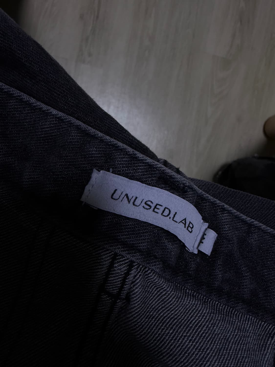 UNUSEDLAB 와이드 워싱 청바지 상품이미지3