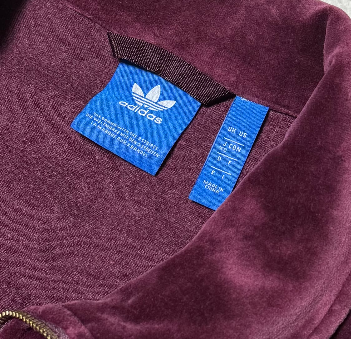 아디다스 벨벳 버건디 져지  상품이미지6