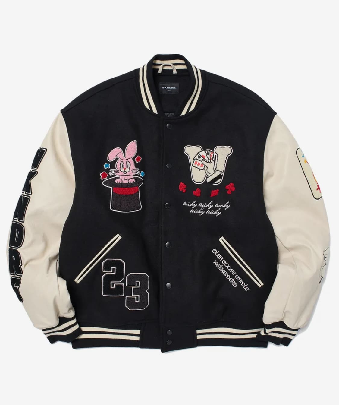 위캔더스 매직 스타디움 자켓 블랙 XL 상품이미지1