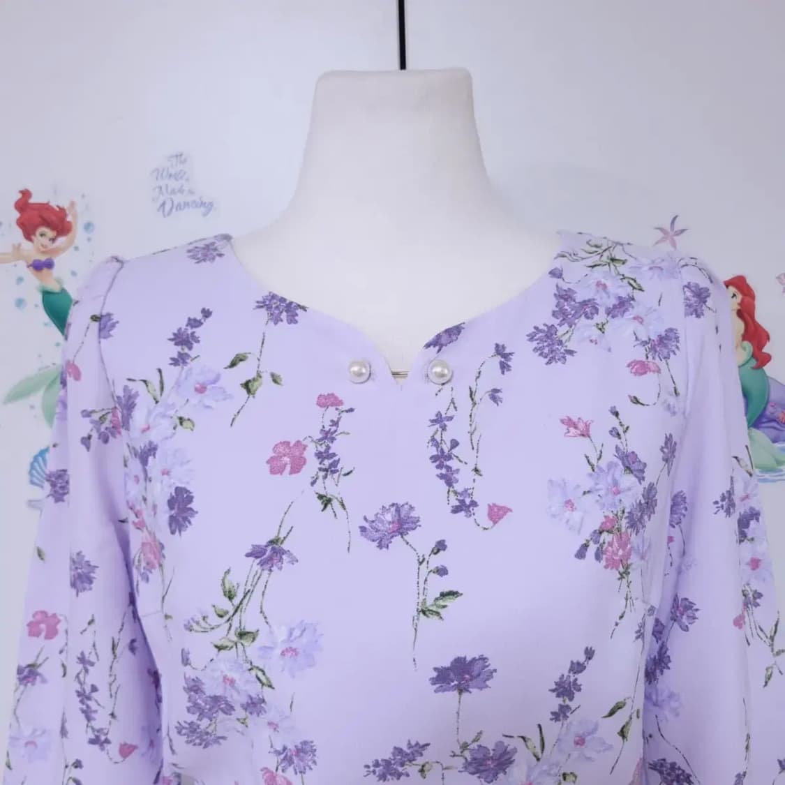 아이유깔 라일락 원피스 상품이미지5