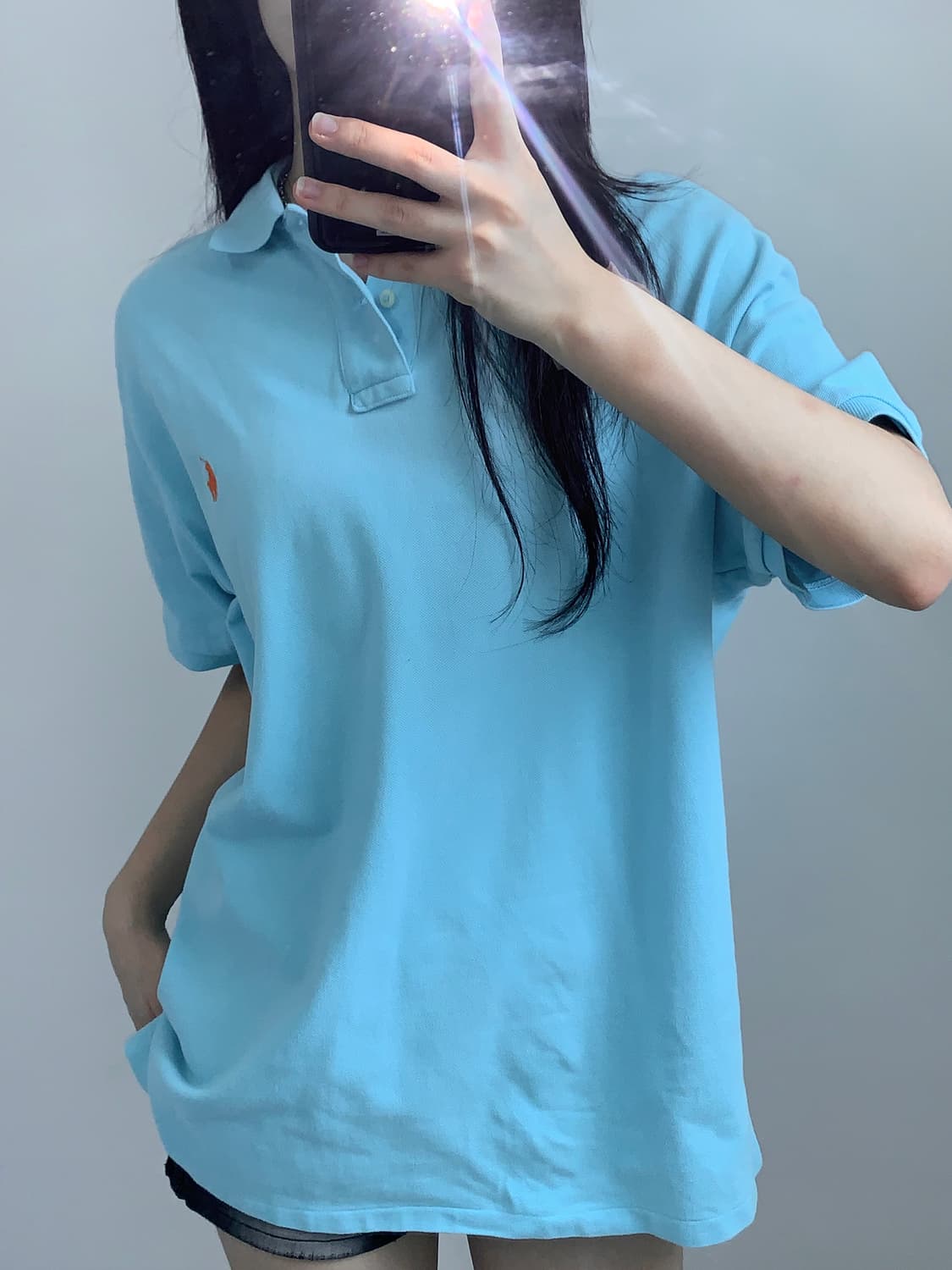 Polo by RalphLauren 폴로 신형라벨 스카이블루 PK 티  상품이미지1