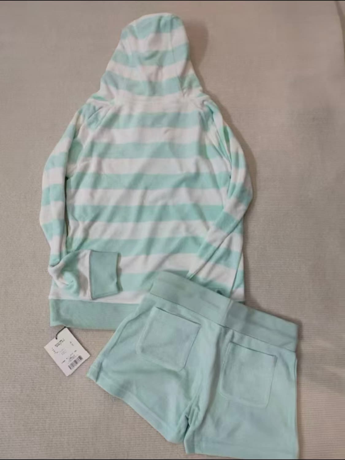 rady 민트 스트라이프 후드 셋업 상품이미지5