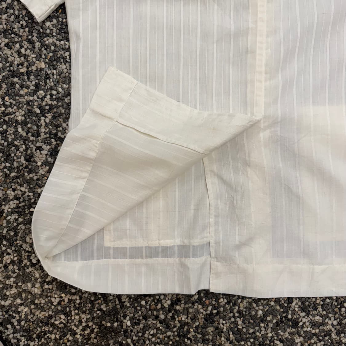 70s 솔핀 Solfin 빈티지 구아야베라 셔츠 made in Franc 상품이미지5