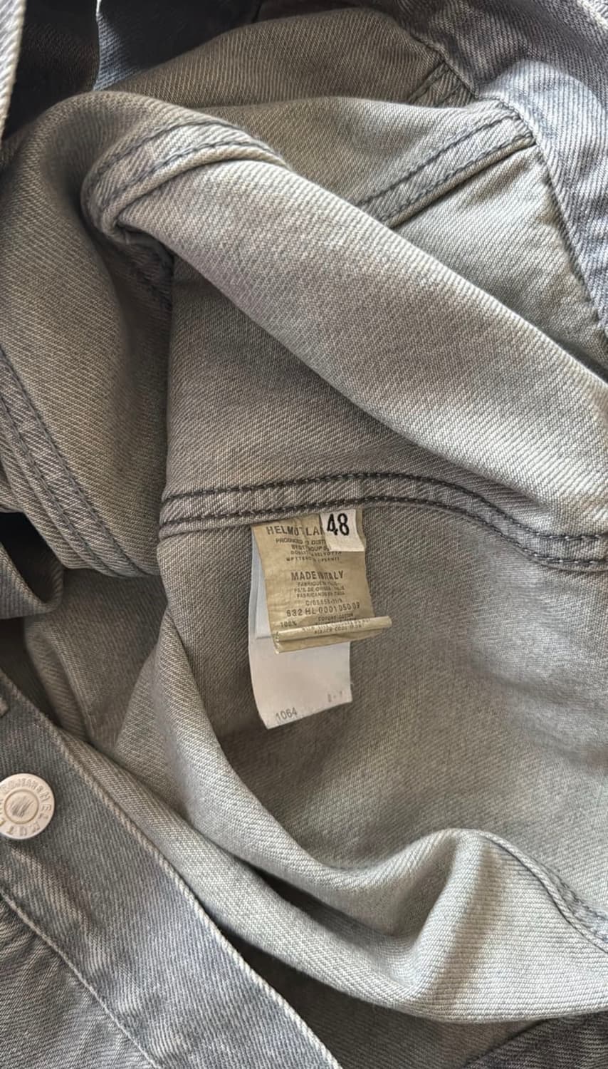 90s 헬무트랭 아카이브 데님자켓 상품이미지5