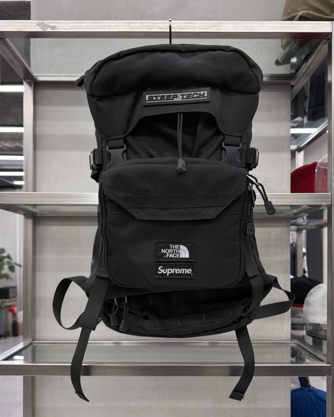 슈프림 x 노스페이스 스팁테크 백팩 상품이미지1