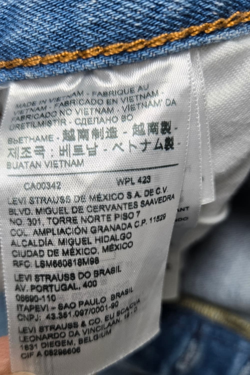 리바이스 501데님팬츠 상품이미지7