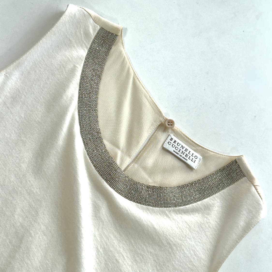 브루넬로 쿠치넬리 모닐리 트림 탱크 탑 상품이미지2
