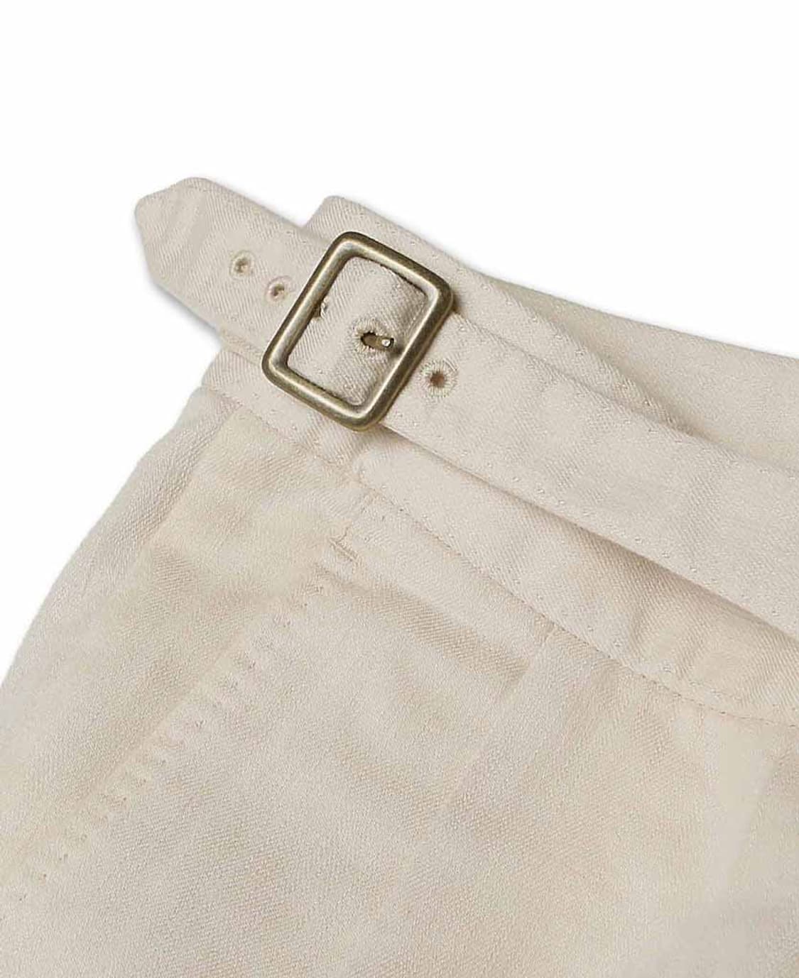 링자켓 [Ring Jacket] 라마르쉐 아이보리 코튼 린넨 구르카 팬츠 상품이미지4