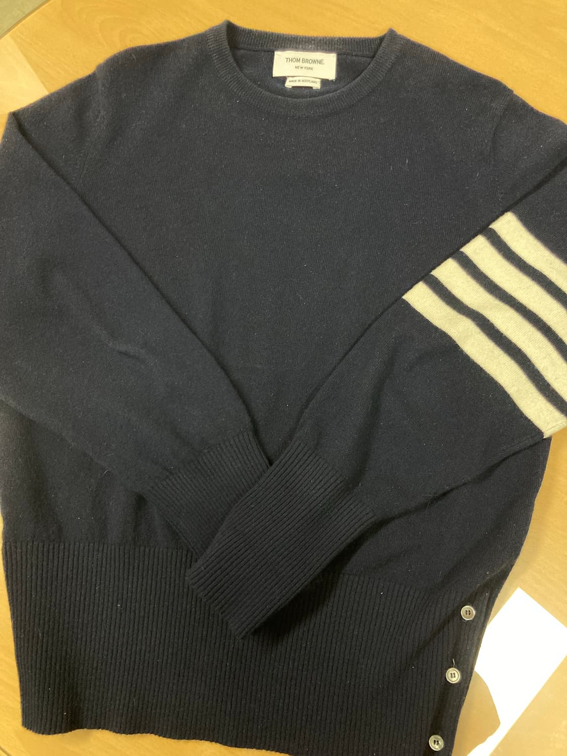 톰브라운 캐시미어100 니트 4사이즈 백화점 한글택 25년제품 상품이미지1