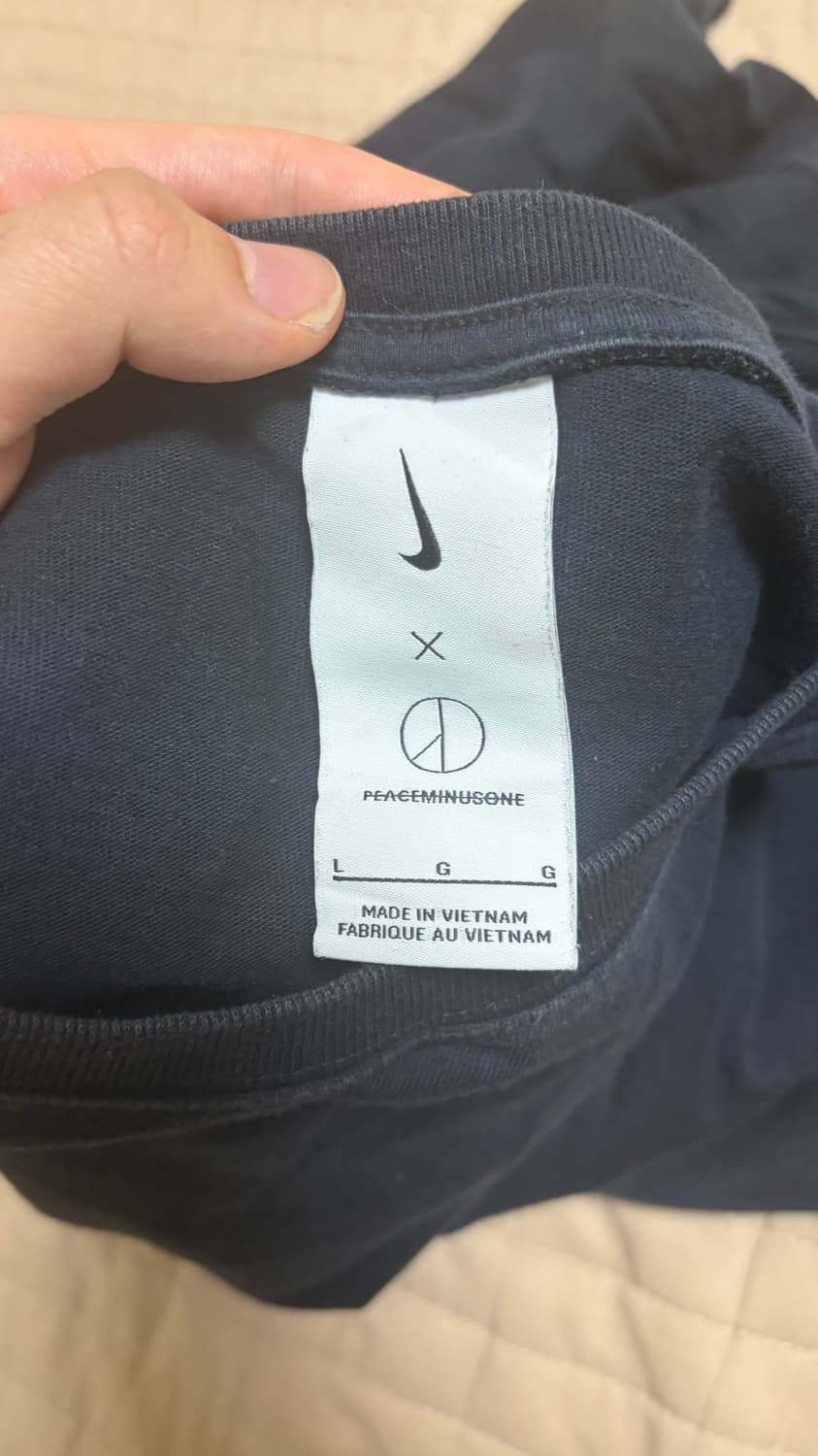 나이키 x 피스마이너스원 롱슬리브 블랙 L 상품이미지4