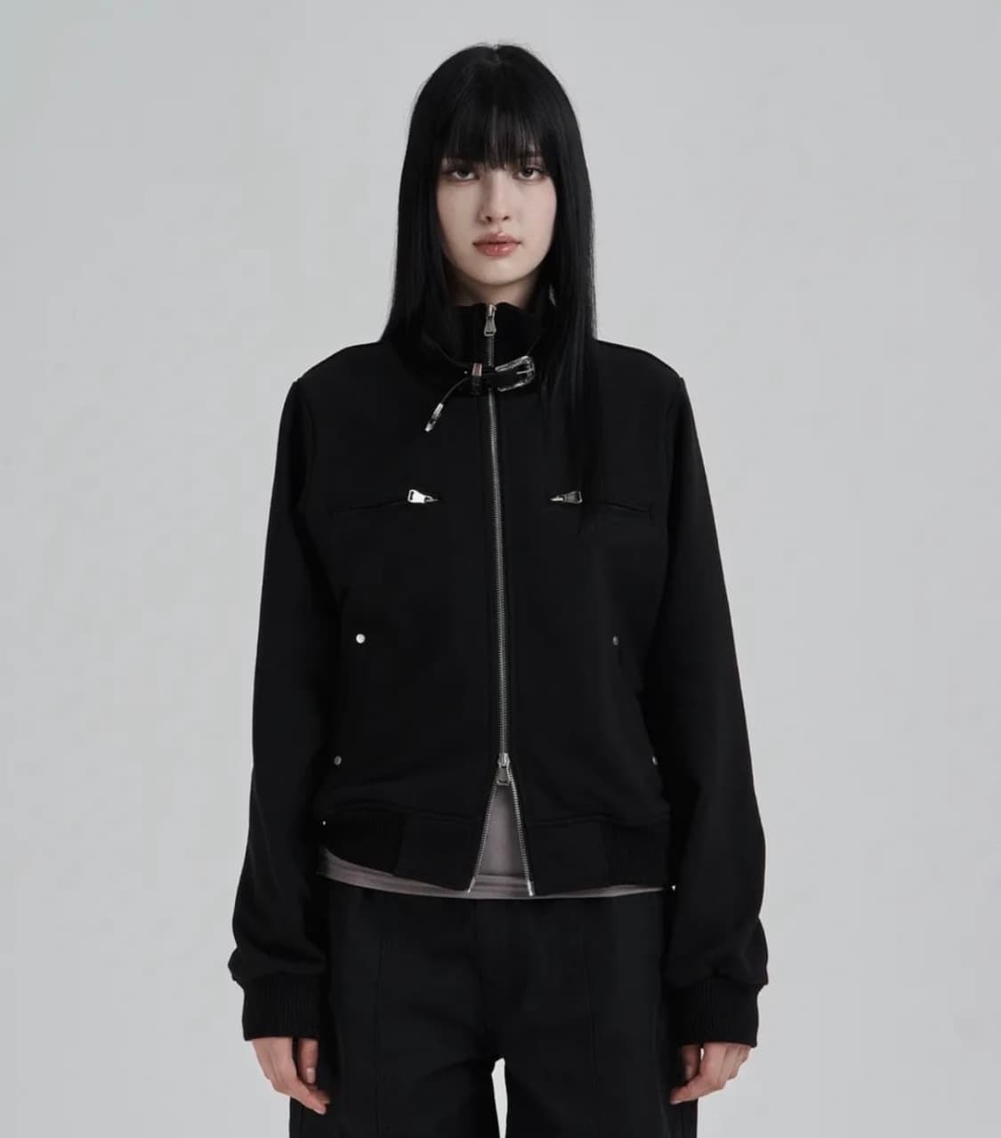일리오 Black Highneck 블루종 상품이미지2