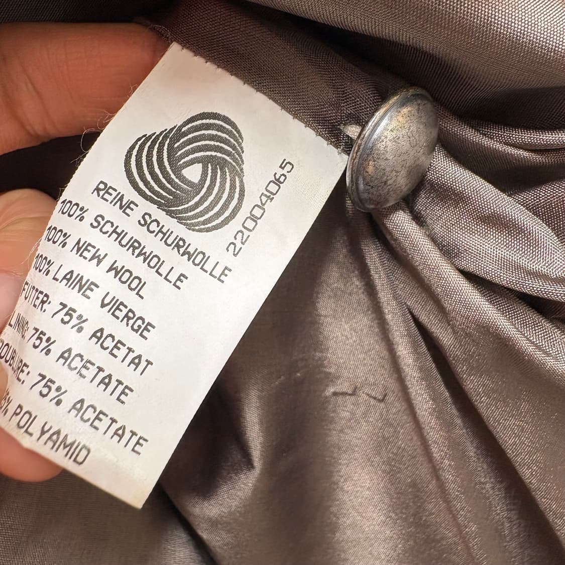 GEIGER 가이거 꽃 자수 퀼팅 울 자켓 40 상품이미지10