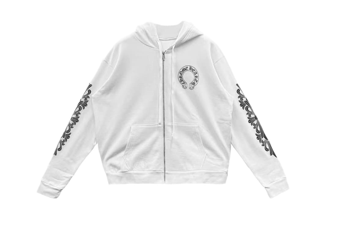 크롬하츠 홀스슈 플로랄 후드집업 사이즈 m 상품이미지1