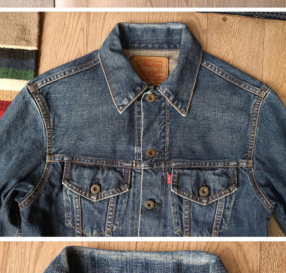 일본판 90S LEVIS 리바이스 70504 3세대 셀비지 빈티지 데님 상품이미지3