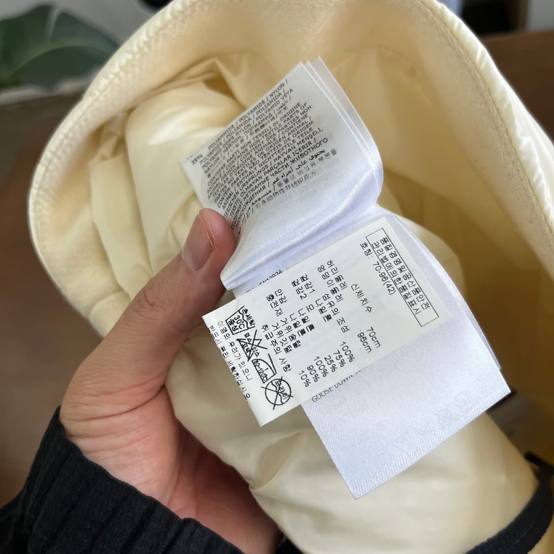 몽클레어 구스다운 패딩 스커트 새상품 42 상품이미지8