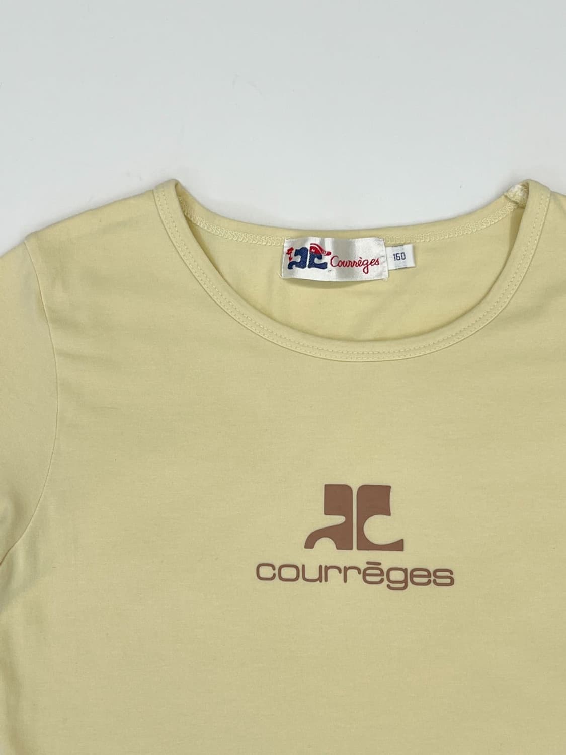 courreges / 꾸레쥬 버터 빅로고 반팔   상품이미지2