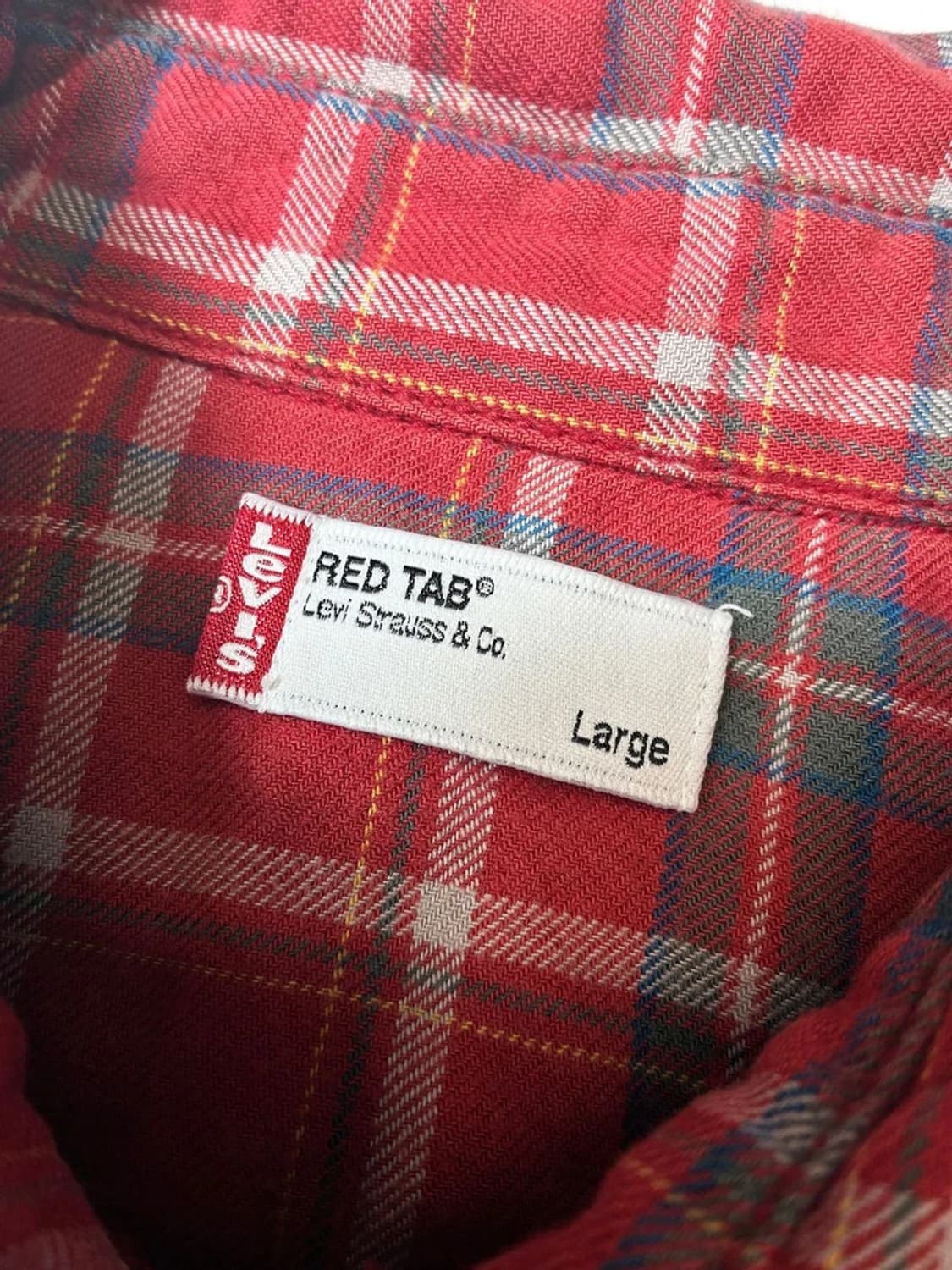 리바이스 00's 레드탭 플란넬 투웨이 집업 셔츠 자켓 PN8256 상품이미지7