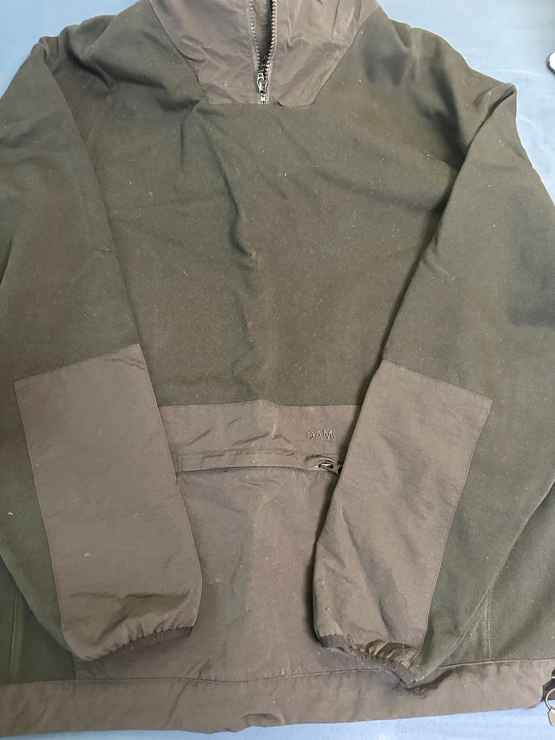 아웃스탠딩 oam 후드티 블랙 상품이미지1