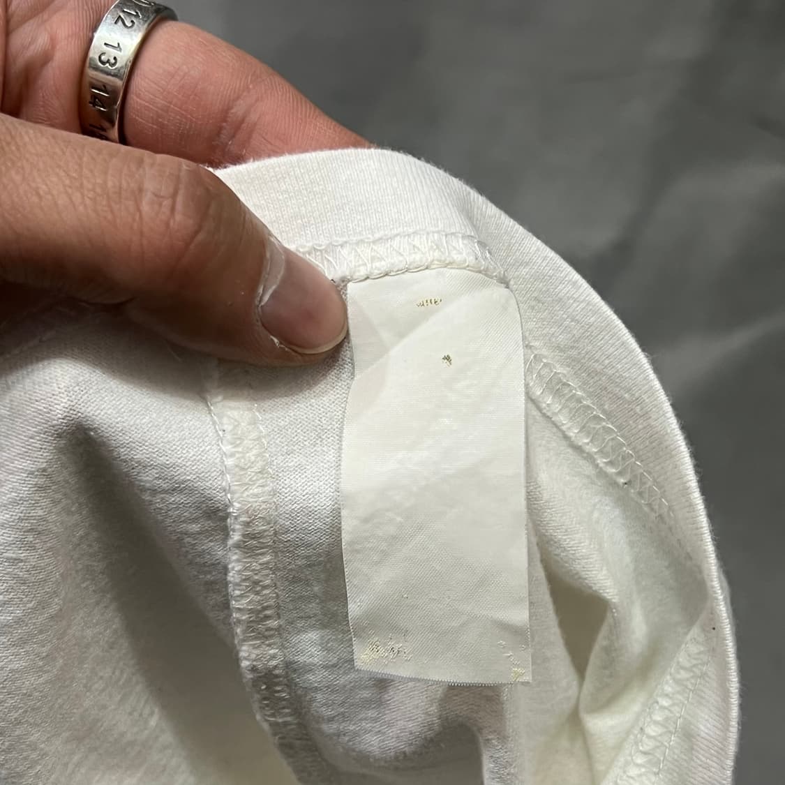  더블탭스 레터링 롱슬리브 y14418 상품이미지9