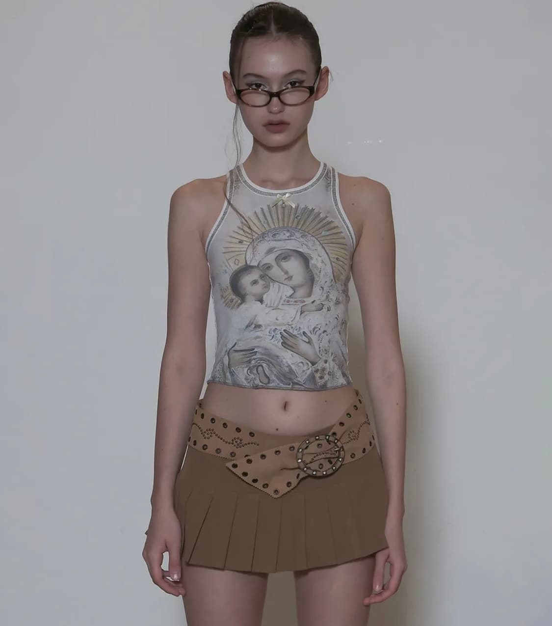 [새상품] 스컬프터 Maria Tear Drop 나시탑 슬리브리스 상품이미지2