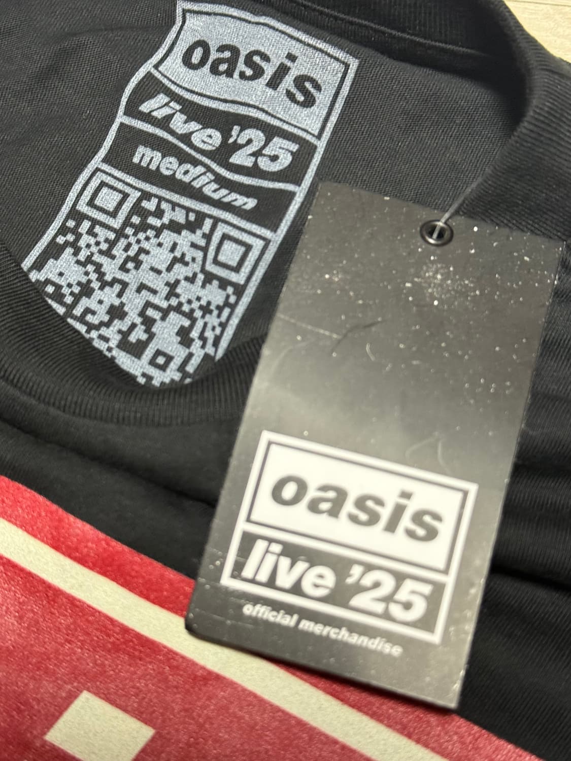 공식 오아시스 라이브 25 Wonderwall 티셔츠 상품이미지4