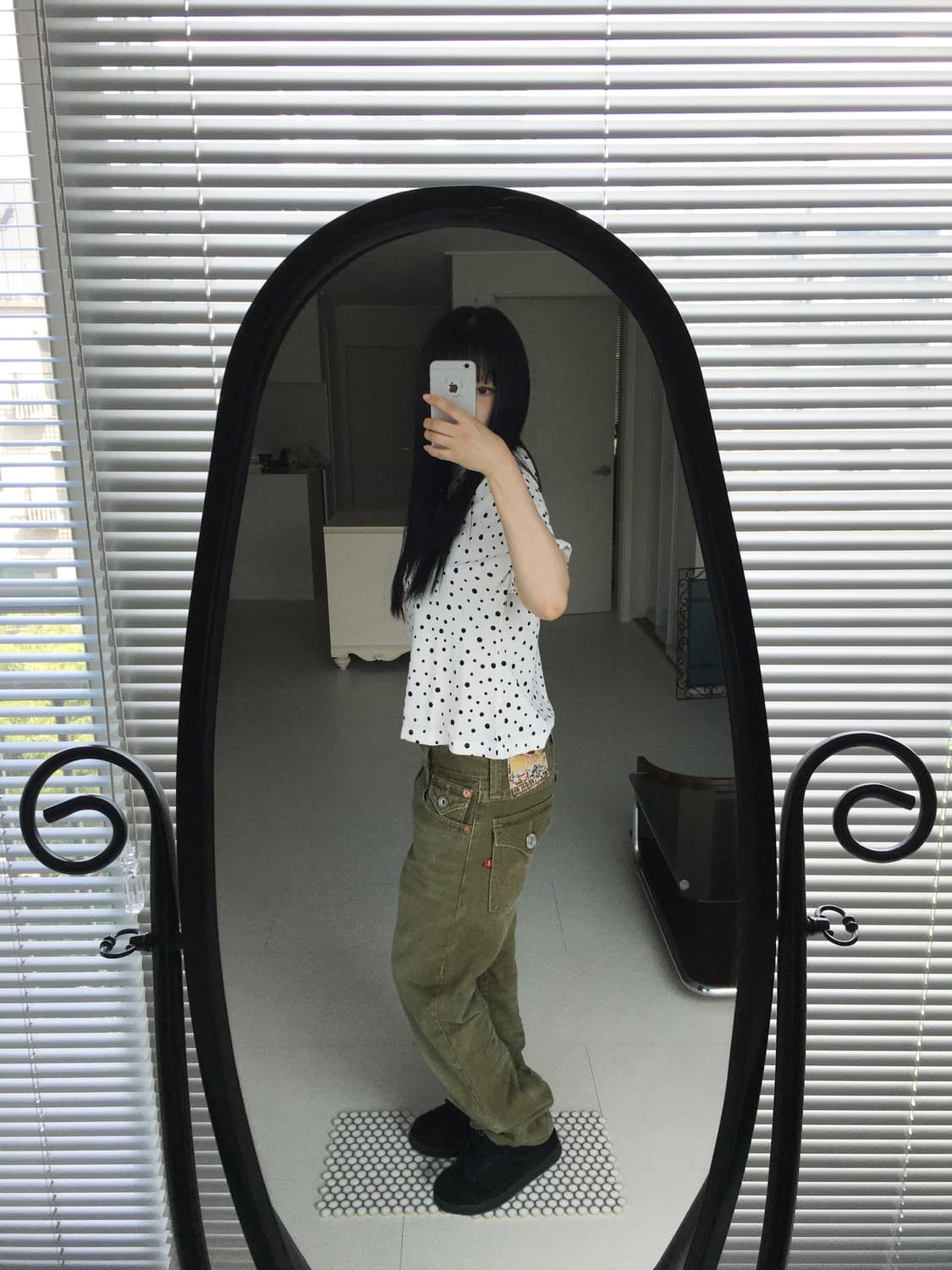 edwin) washed khaki baggy jeans 상품이미지8