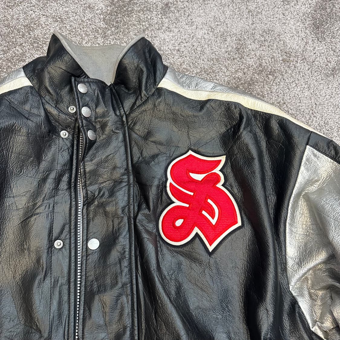 미즈노 블랙/실버 올드스쿨 바시티 자ㅅXL 상품이미지3