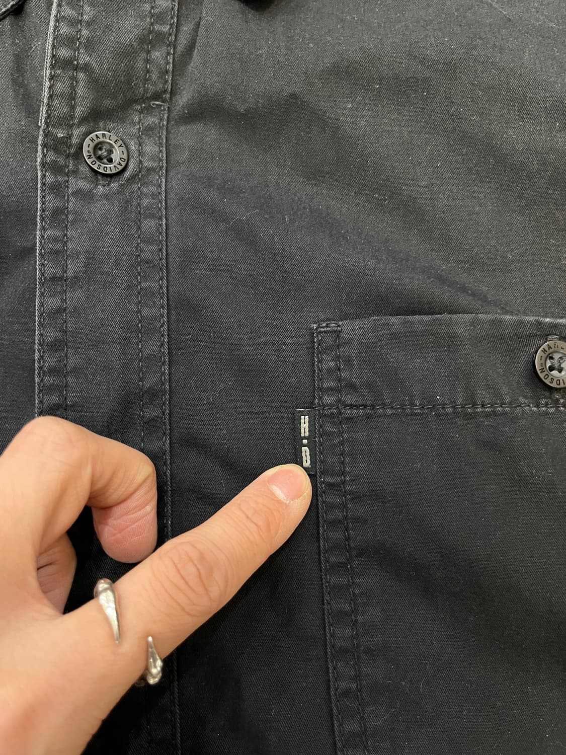 할리데이비슨 패치탭 워크 셔츠 상품이미지5