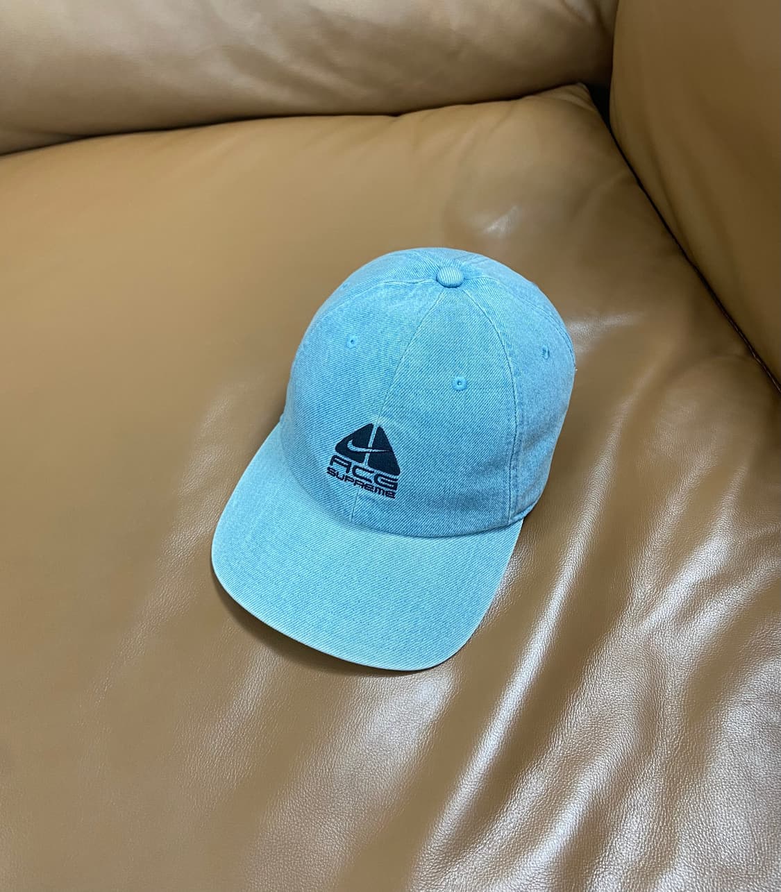 슈프림x나이키 ACG 데님 6패널 볼캡 모자 상품이미지1