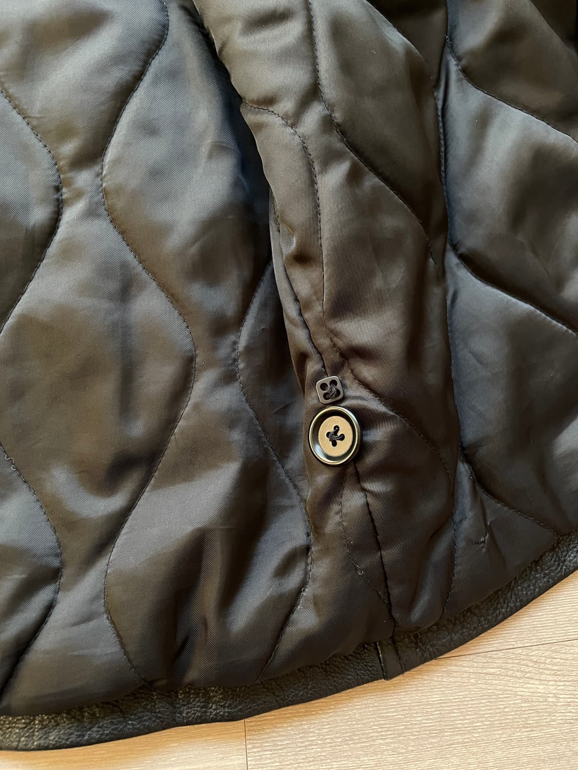 90s 올드갭 레더 카코트 상품이미지10