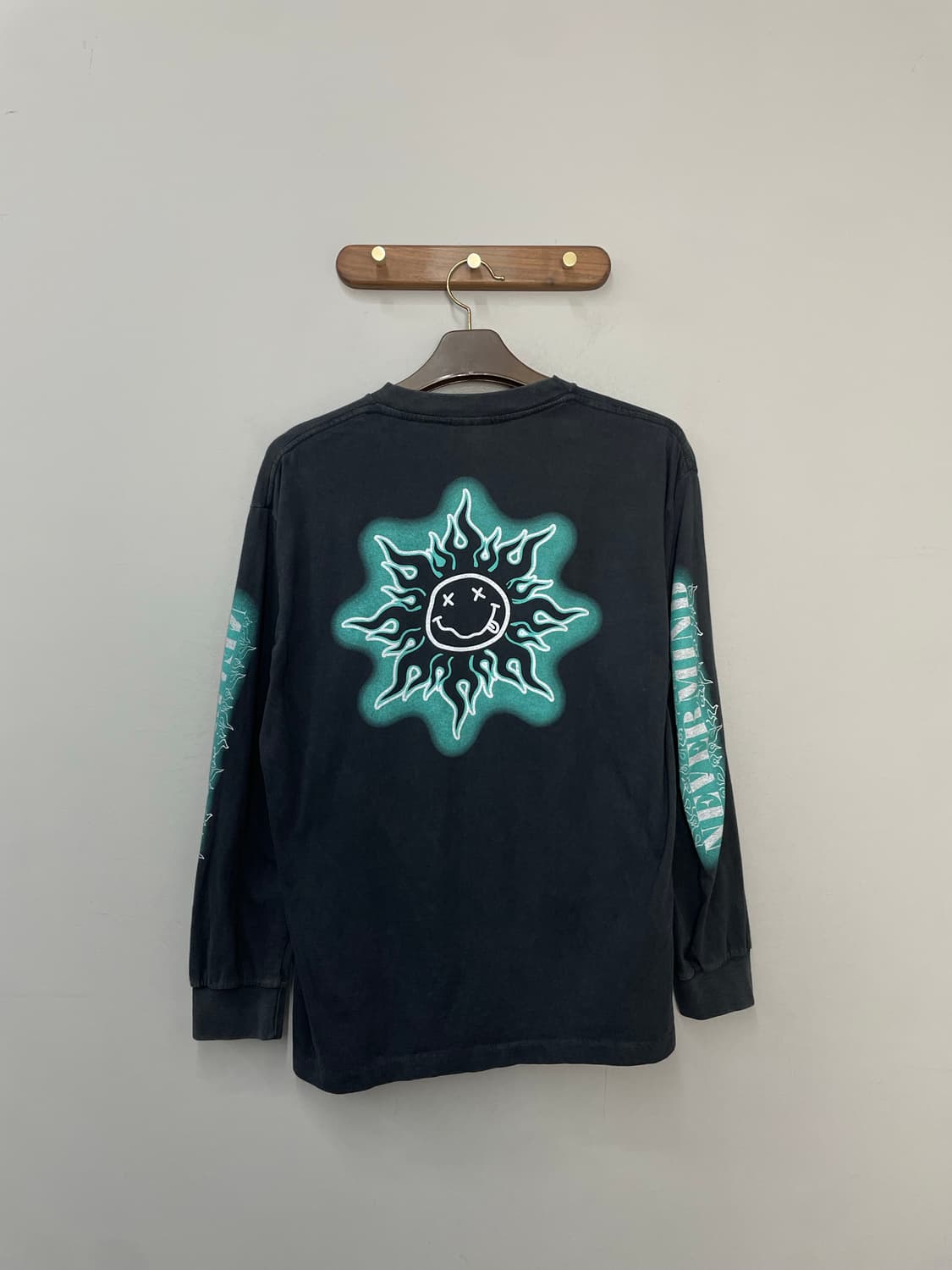 빈티지 너바나 밴드 프린팅 롱슬리브 H2532 상품이미지5