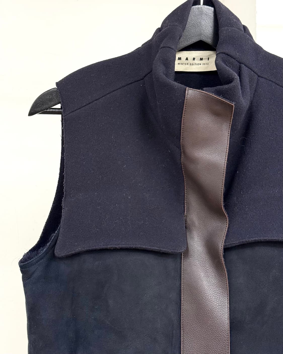 마르니 블랙 시어링 퍼 자켓 상품이미지3