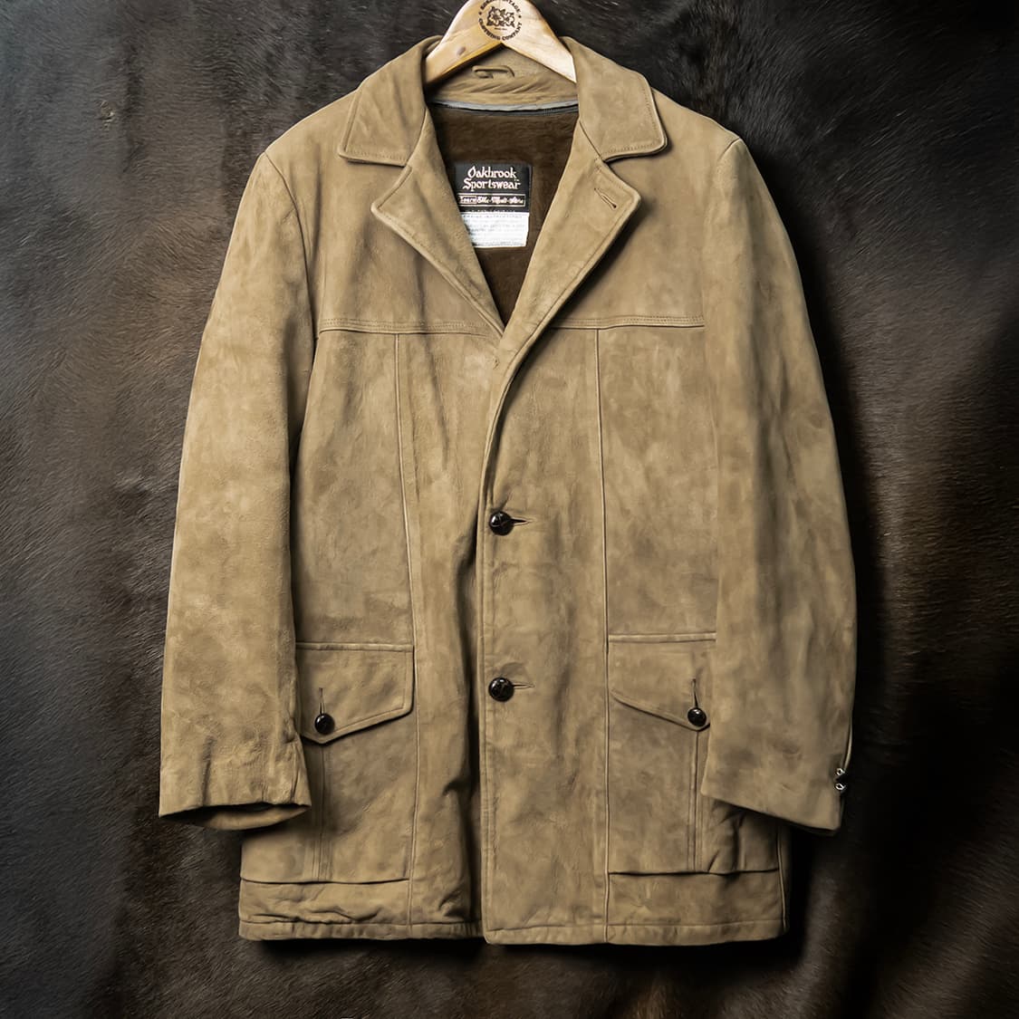 [100] 60s Oakbrook by Sears 스웨이드 랜쳐코트  상품이미지1