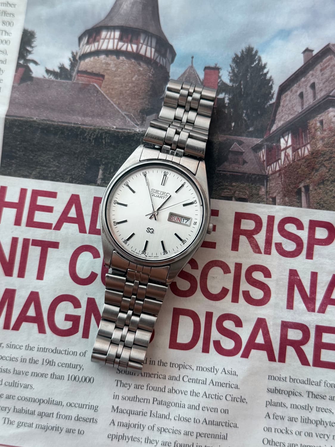 Seiko 세이코 SQ 쿼츠 Day-Date 상품이미지2