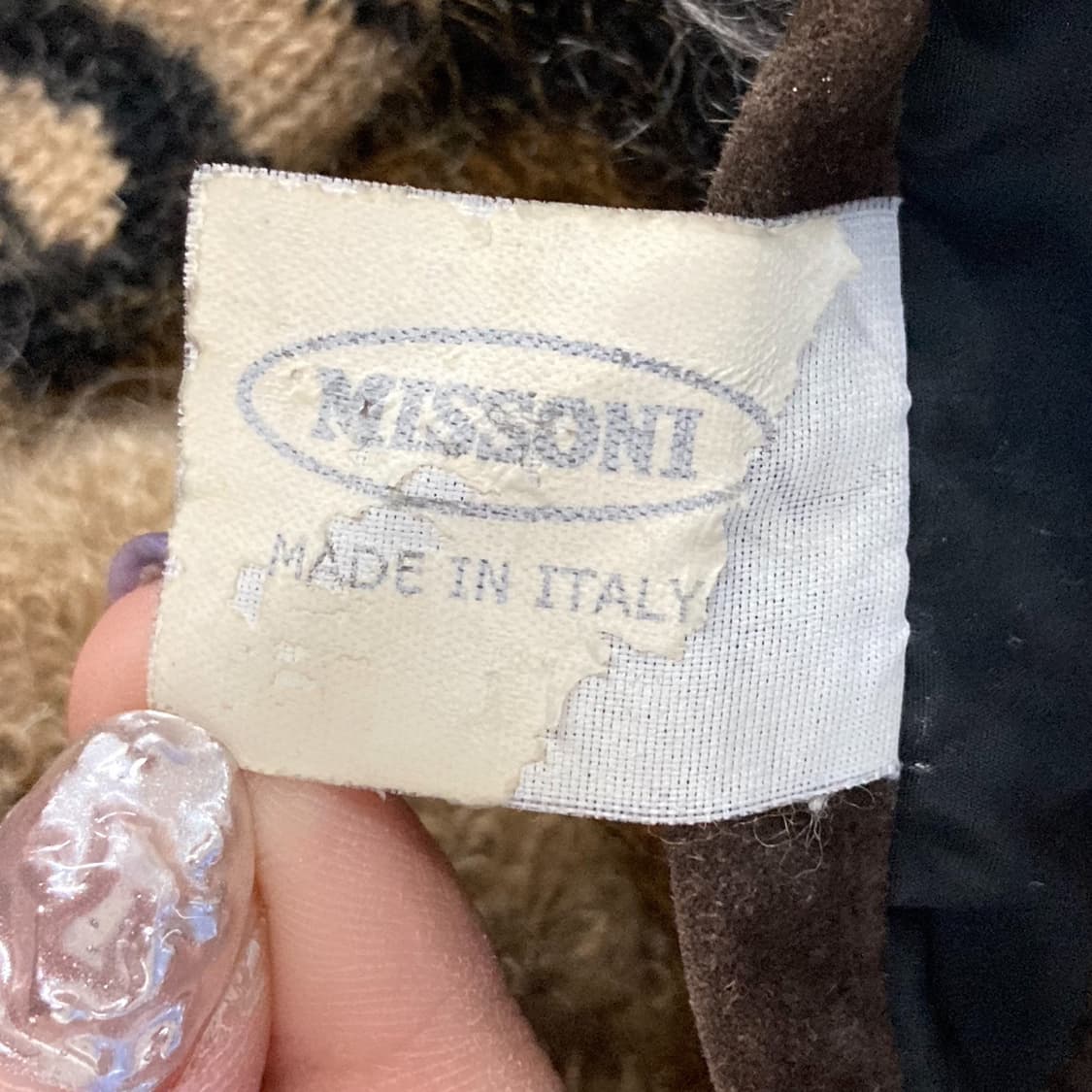 미쏘니 이태리 오리지널 리버시블 모헤어 퀼팅 자켓 상품이미지7