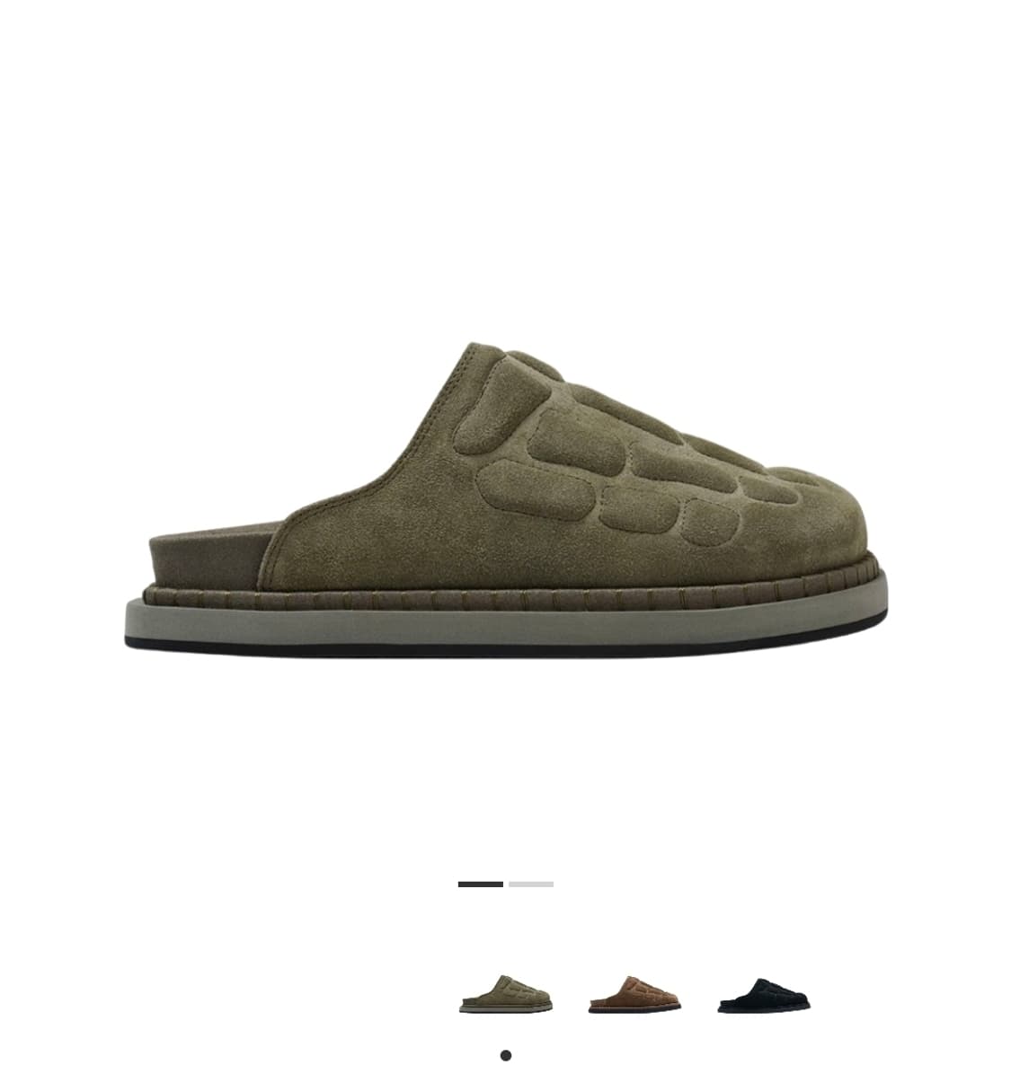 [250]킨치 x 이예 본 뮬 카키 상품이미지1