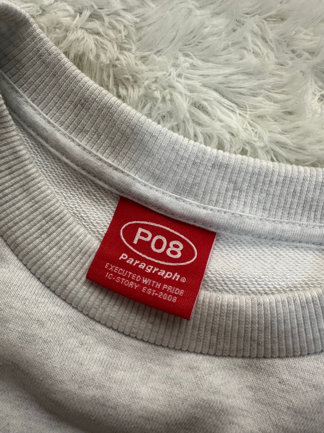 Paragraph P08 맨투맨 회색  상품이미지5