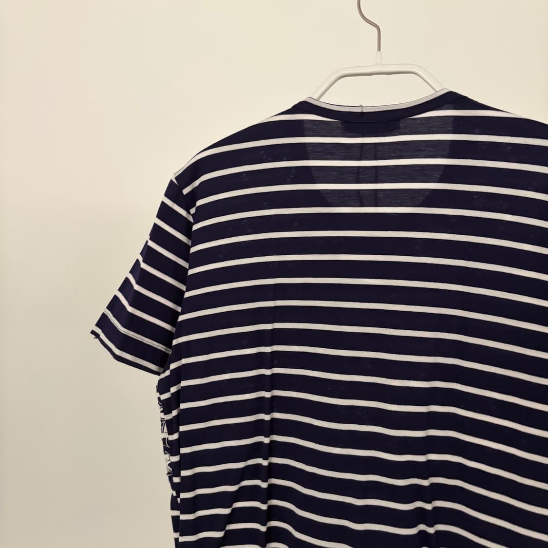 Floral Embroidered Stripe Half T 상품이미지8