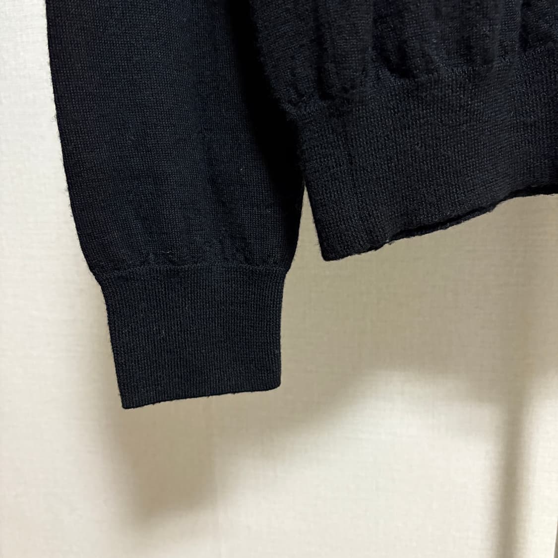 폴로 랄프로렌 워셔블 메리노울 V넥 니트 / 블랙, M 상품이미지6