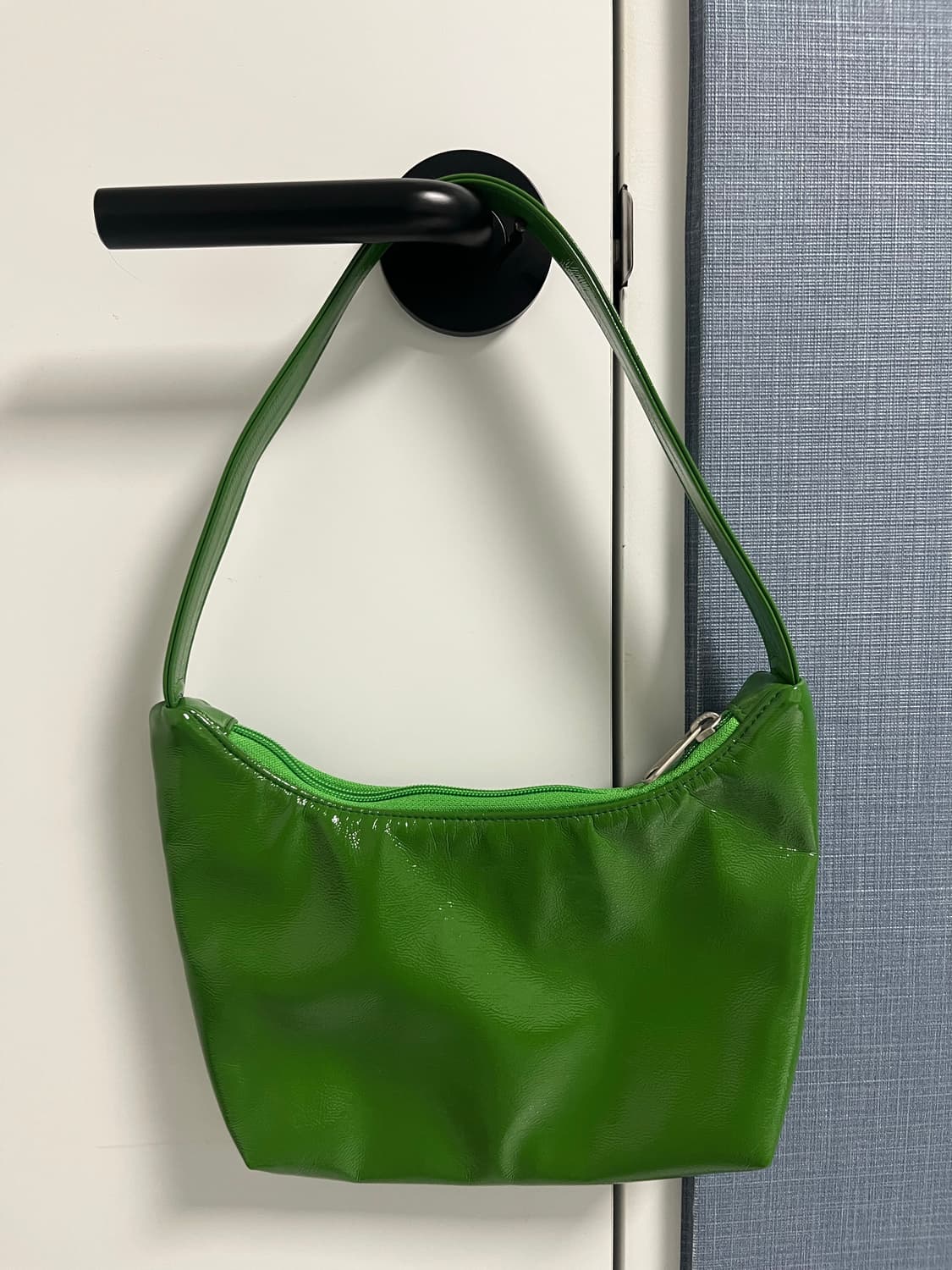 이미스 뉴 에나멜 호보백 그린 상품이미지2