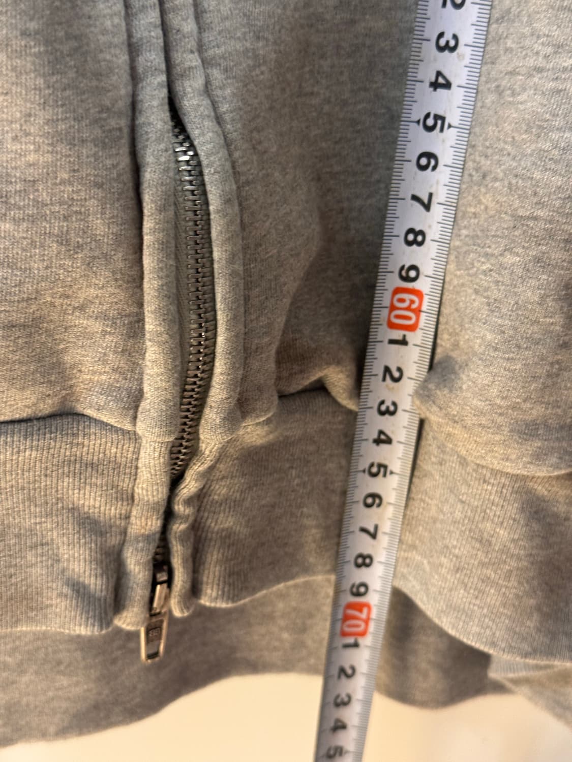 발렌시아가 23 ss 더티워싱 후드 집업 그레이 L 상품이미지9