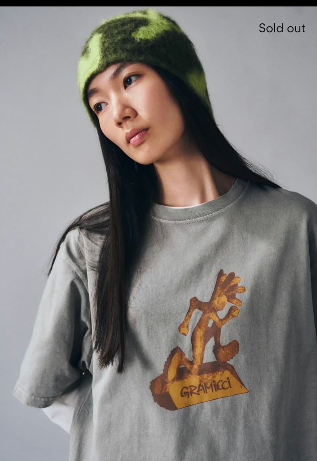 그라미치 벌리 러닝맨 모헤어 비니 상품이미지4