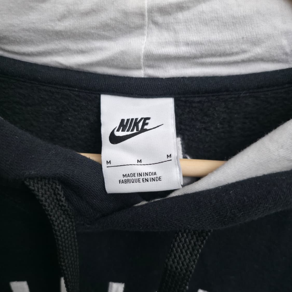 [M] 나이키 블랙 후드티 상품이미지4