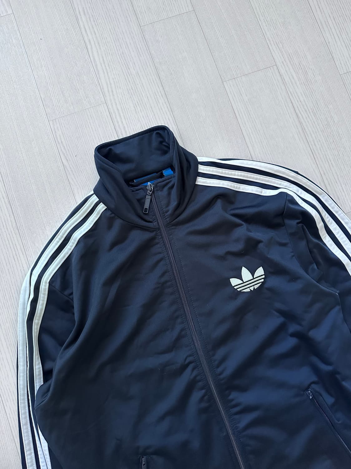 아다다스 구파이어버드 네이비 화이트 트랙탑 져지 상품이미지6