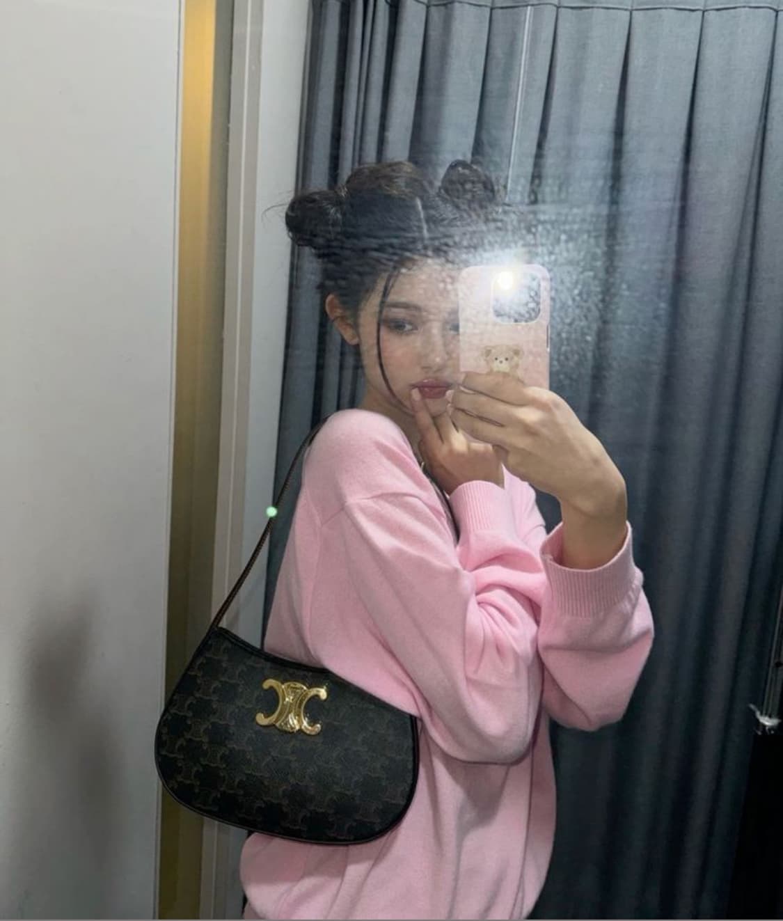 [A+ 정품] 셀리는 미디엄 틸리백 탄 상품이미지9