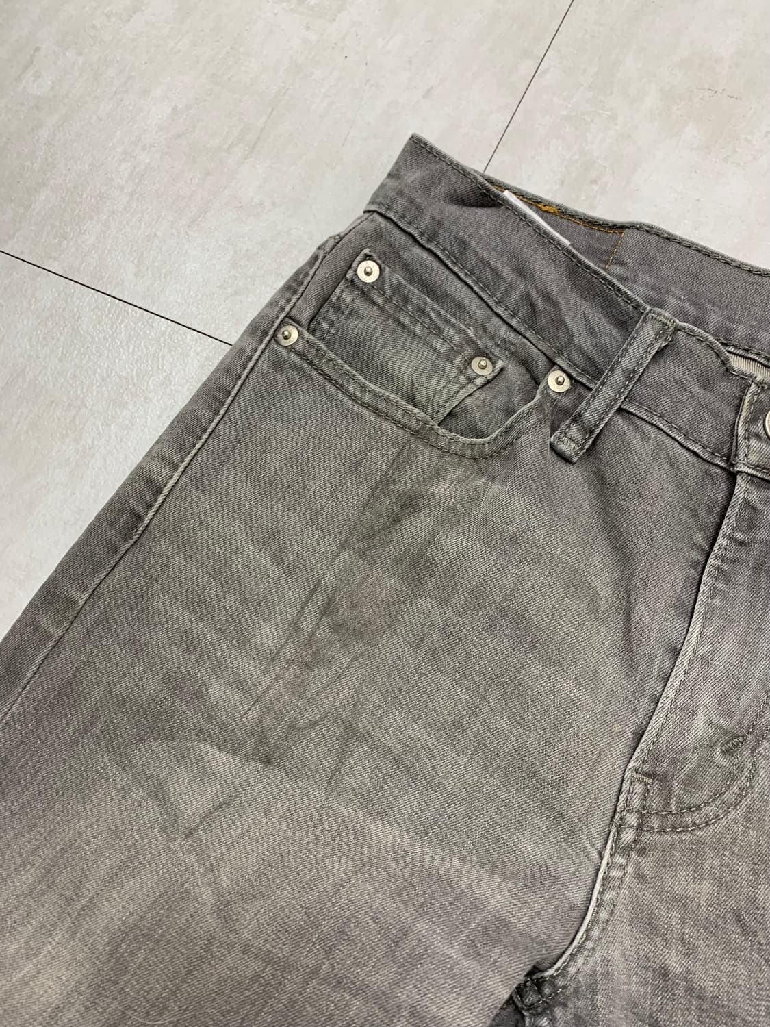 리바이스 511 흑청 데님 팬츠 #417 상품이미지4