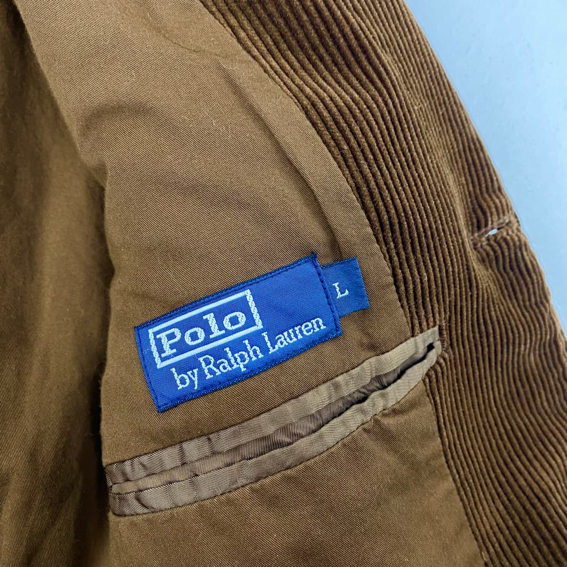 폴로 브라운 코듀로이 블레이저 자켓 (100) 상품이미지7