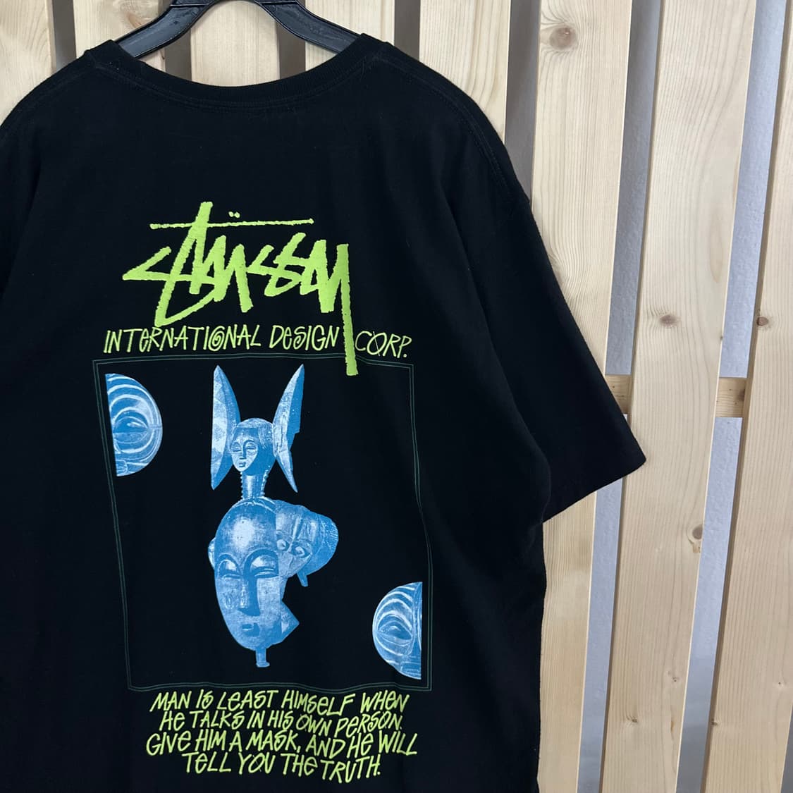 (L) 스투시 그래픽 반팔티 블랙 상품이미지5