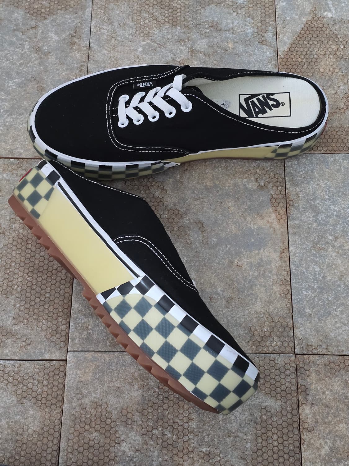 (260)반스 어센틱 뮬 스택드 체커  상품이미지4