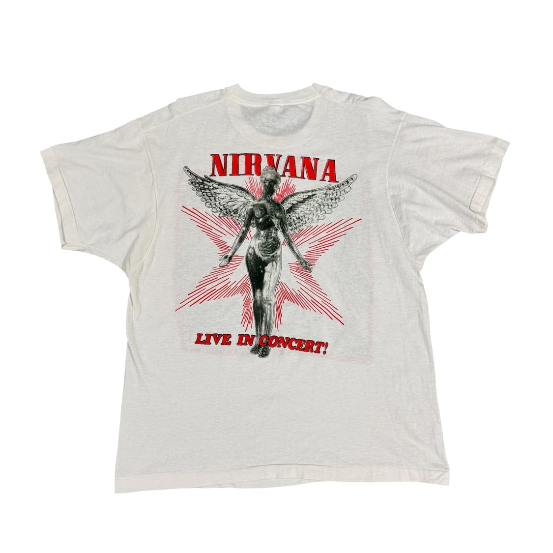 빈티지 90s Nirvana In Utero 너바나 인 유테로 티셔츠 상품이미지2